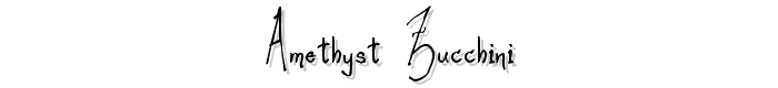 Amethyst Zucchini font